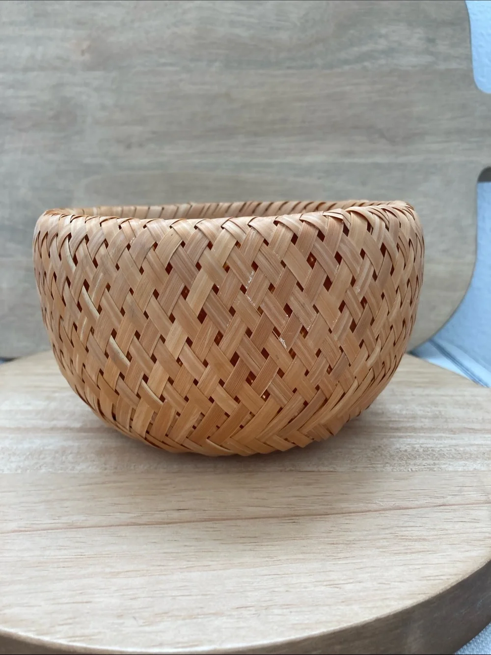 SALE! 70% Off Vintage Woven Rattan Decorative Bowl - Natural Tan Set of 3